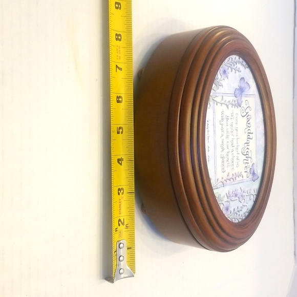 Granddaughter Butterfly Woodgrain Musical Unchained Melody Jewelry Box - Picture 15 of 15